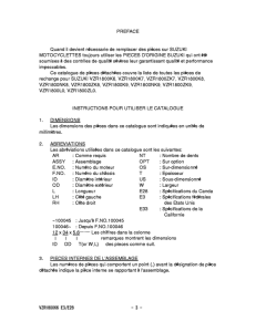 VZR1800 Catalog preface