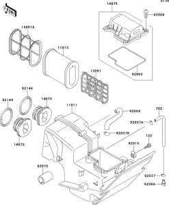 EL250 Воздушный фильтр
