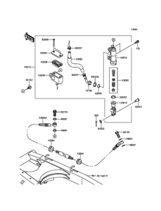 KLX125 リヤマスタシリンダ