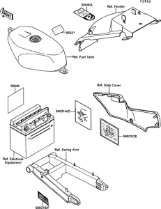 KR250 Лейбл предостережения
