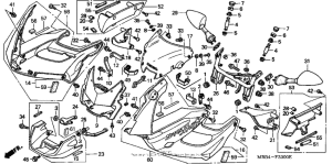 VTR1000F Обтекатель