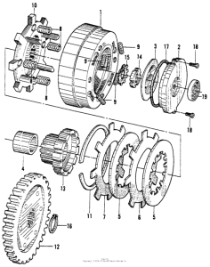CA200 Сцепление