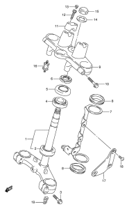 GSF600 Траверса нижняя