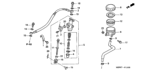  Задний тормозной цилиндр