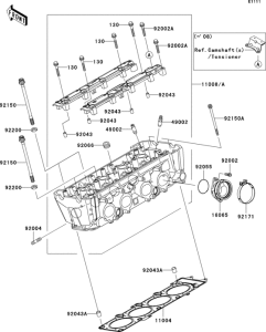 ZR750 Головка цилиндров
