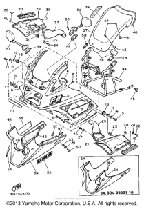 FJ1200WC Обтекатели