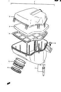 RG125 Воздухоочиститель