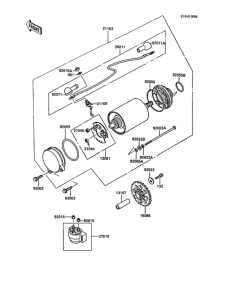 ZX900 Стартер