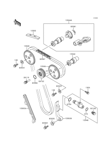KL250 Распред вал