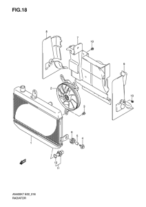 AN400 (ABS) Радиатор