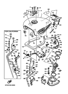 XV1700PC XV17PCX Tank fuel