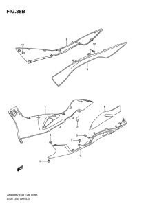 AN400 (ABS) Side leg shield