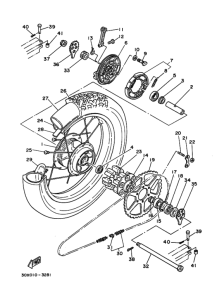XT250T ﾘﾔﾎｲｰﾙ
