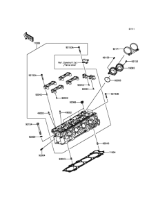 ZX1400 Головка цилиндров