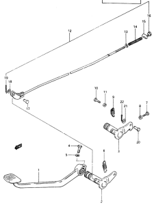 GSX400 Передний суппорт