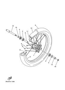  Переднее колесо