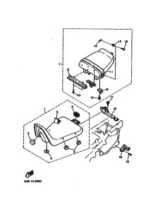 FZR600 FZR600A Пружина