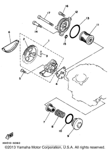 XT225FC Масляный насос