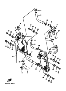 YZ125 YZ125E Радиатор и шланг