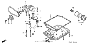 ST1100P Масляный насос