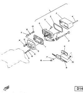 SR125 Piloto trasero
