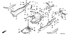 NSS250 Floor panel / center cover