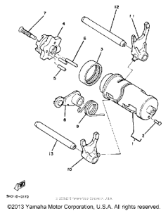 SR185J Копирный вал