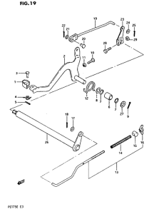 PE175 Передний суппорт