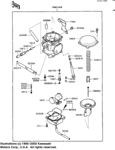 KL250 Carburetor assy