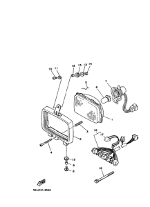 TDR80 Headlight assy