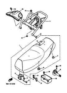 CW50T CW50TA Сиденье и держатель