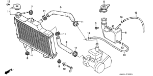 NSR75 Радиатор