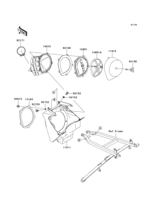 KX125 Воздушный фильтр