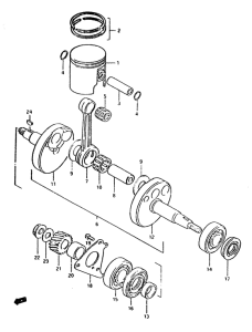 ZR50 Вал коленчатый