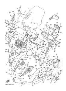 FJR1300AS Обтекатель 1