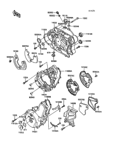 KL650 Engine cover(s)(1 / 2)
