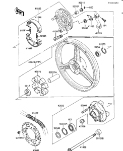  Заднее колесо / цепь
