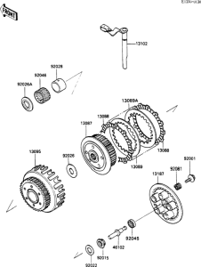 ZX600 Сцепление