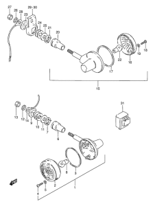 GN250 Поворотники