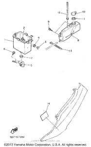FZR1000EC Боковые обтекатели