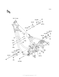 EJ800 Крепление двигателя