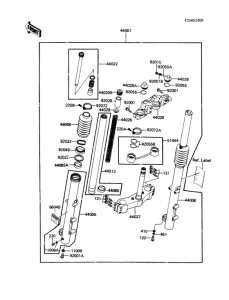 ZN1300 Передняя вилка