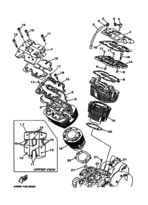 XV1600 Цилиндр