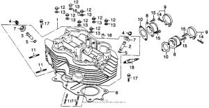 CB360 Головка цилиндров