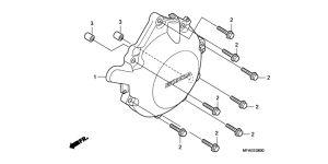 CBF1000 A.c. generator cover