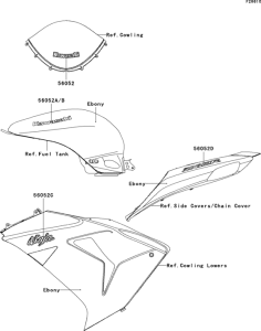 ZX1000 Decals(ebony)(d7f)