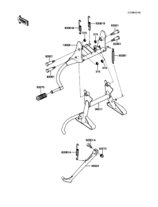 ZN1300 Подножка
