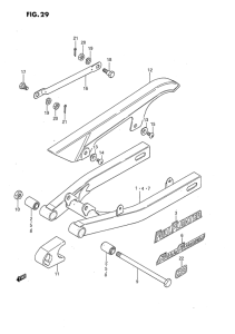 DS80 Маятник задний