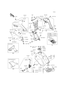 KL110 Топливный бак