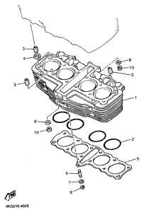 XJR1200 Цилиндры